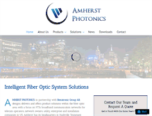 Tablet Screenshot of amherstphotonics.com